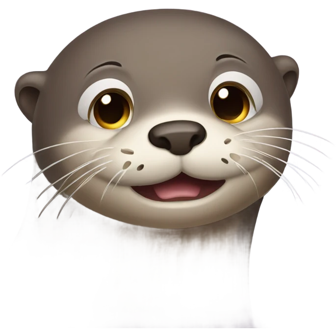 An otter that is crying emoji