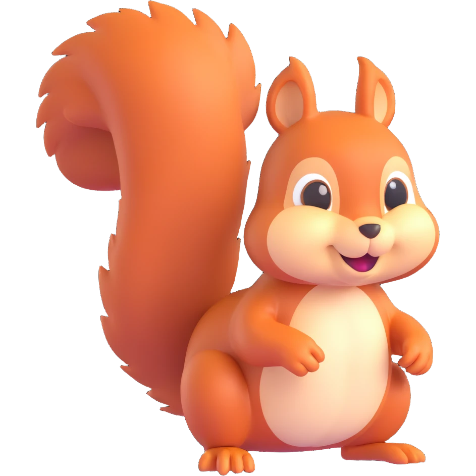 a squirrel emoji