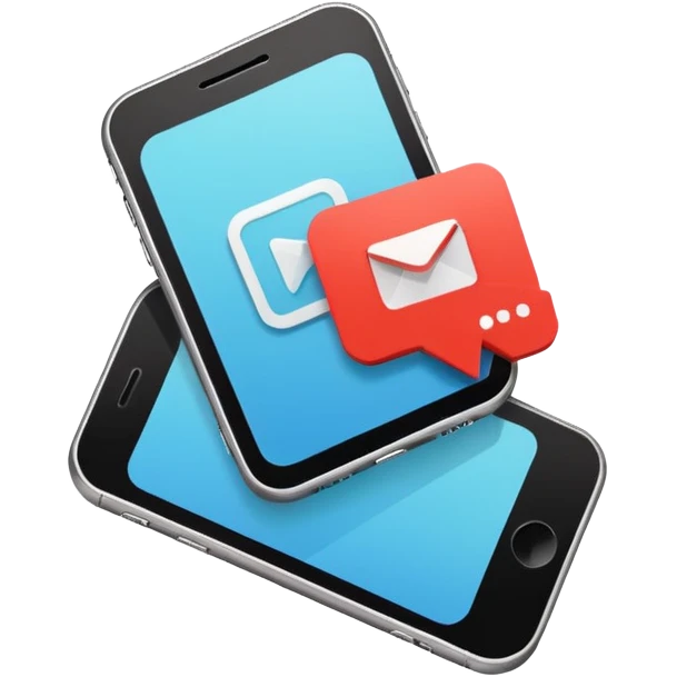 Minimalistic flat vector icon, iOS style, thin black contour on white background. Smartphone with play button and short video frames around it. Clean, no text, no shadows emoji