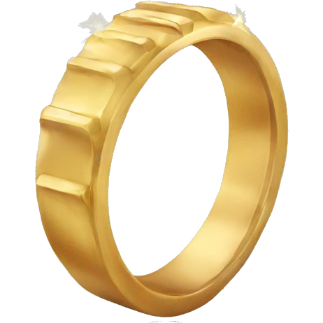 Gold ring emoji