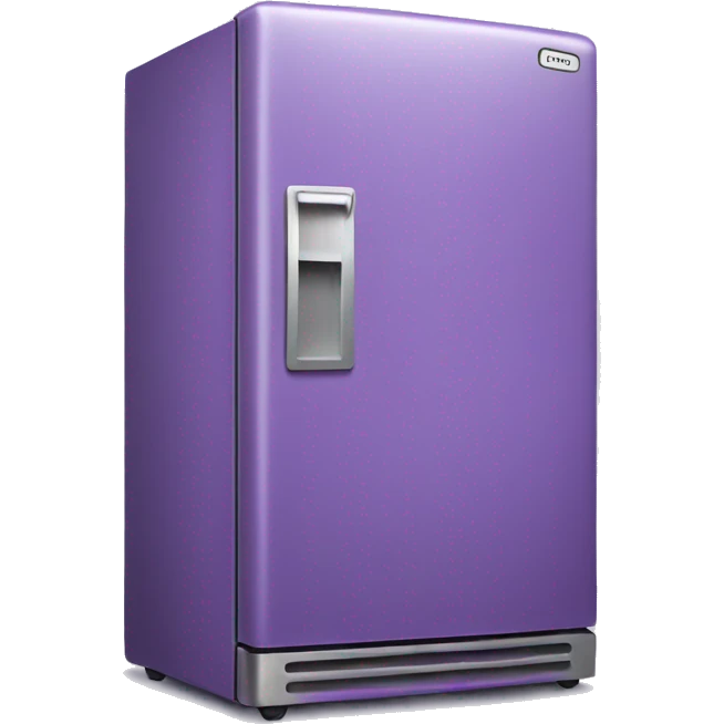 purple refrigerator  emoji