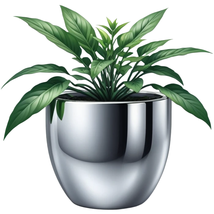 plant in pot style hajime sorayama emoji