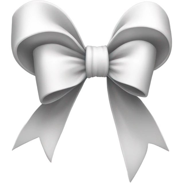 white bow emoji