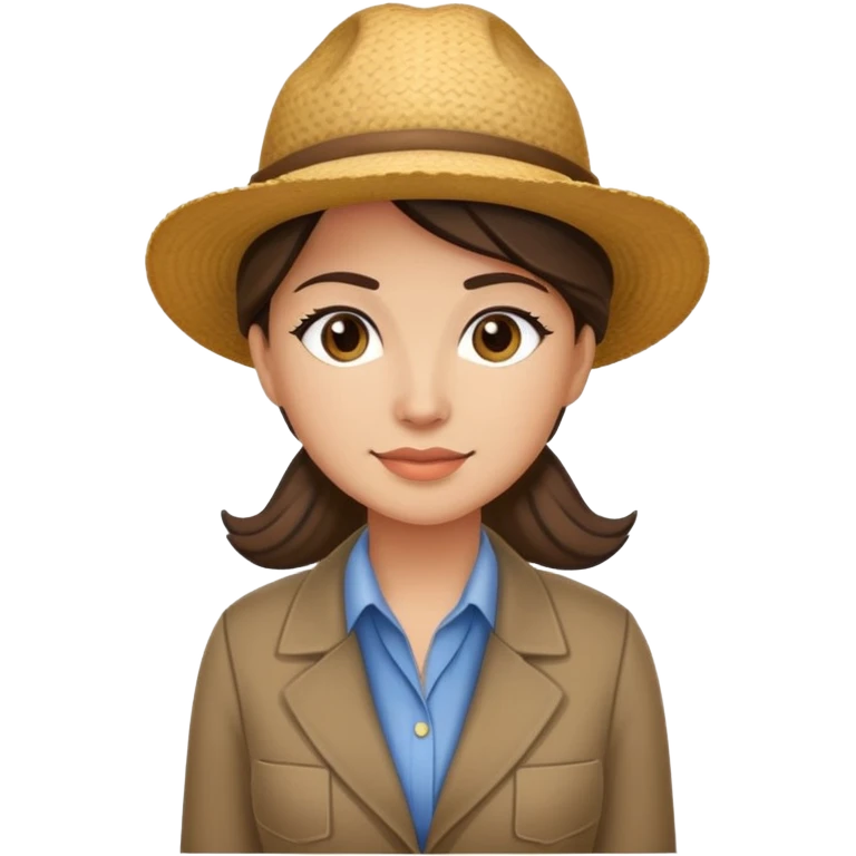Mónica as a lawyer farmer emoji