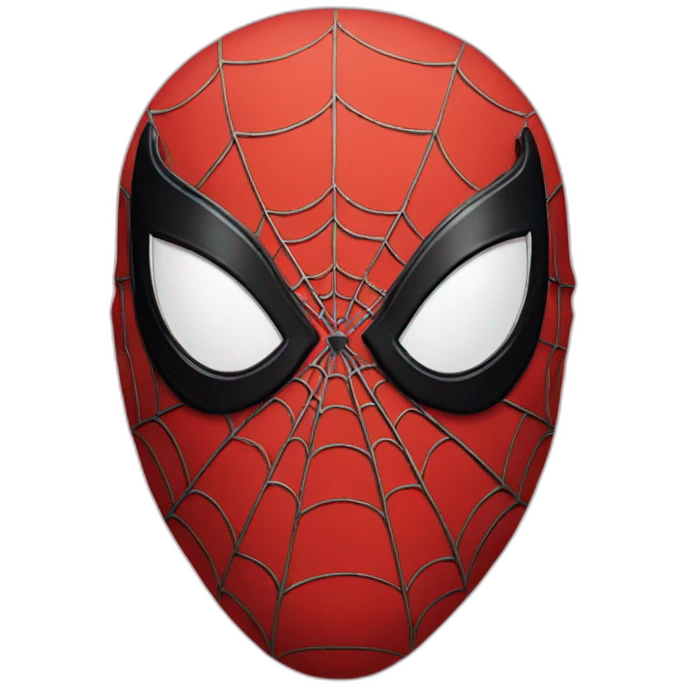 Spider-Man mask emoji