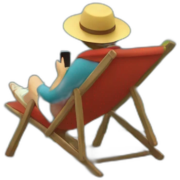 Relax in mountain emoji