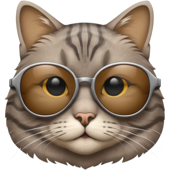 Cat wearing sunglasses emoji