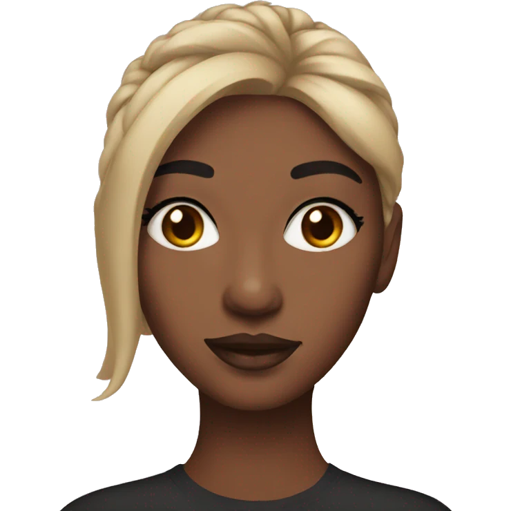 girl with makeup emoji
