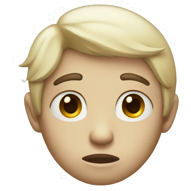 Wishing for something with a sad feeling  emoji