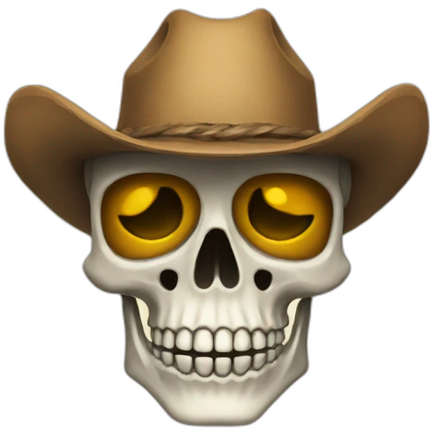 texas and skeleton emoji
