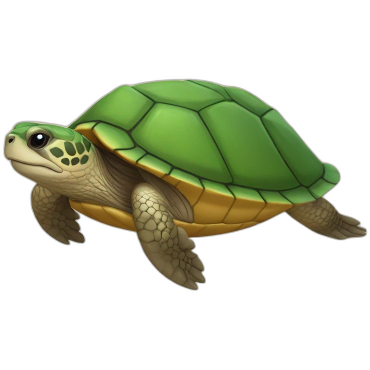 Tortue sur loutre emoji