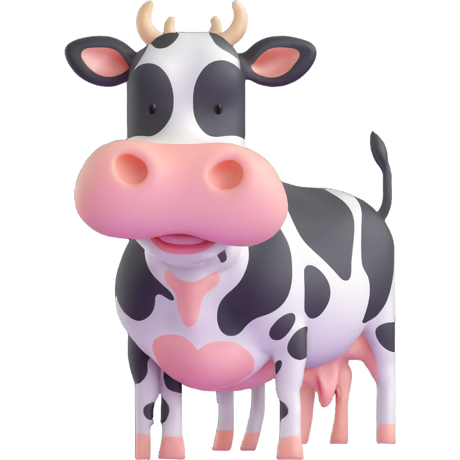 dairy cow emoji