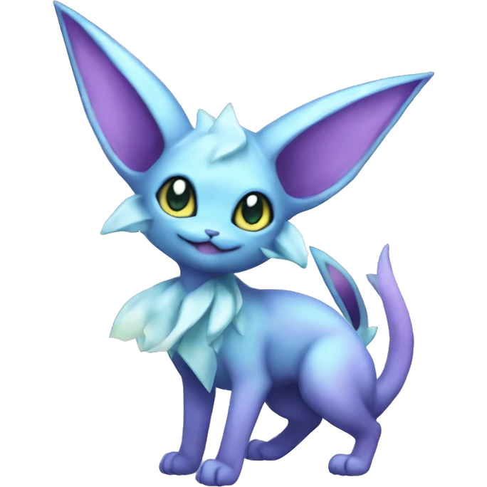 Espeon-Vaporeon full body emoji