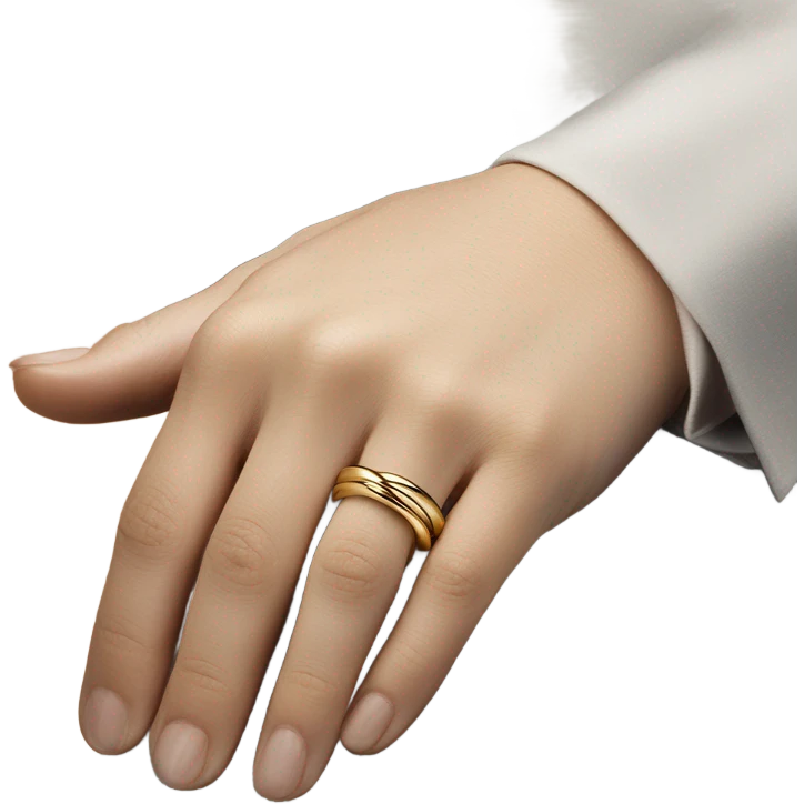 cartier trinity ring emoji