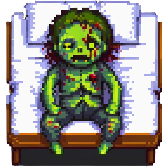 sleeping zombie emoji