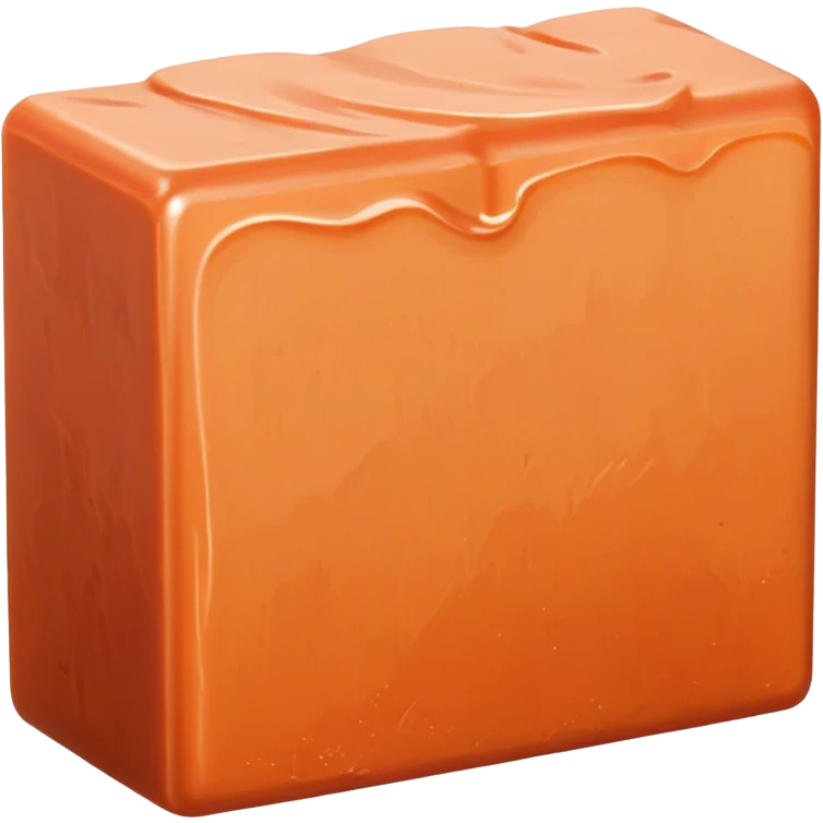 Brick colored soap emoji