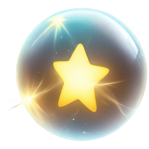 astral projection star inside a ball emoji