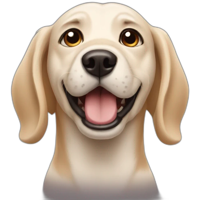 Dog suspecting face emoji