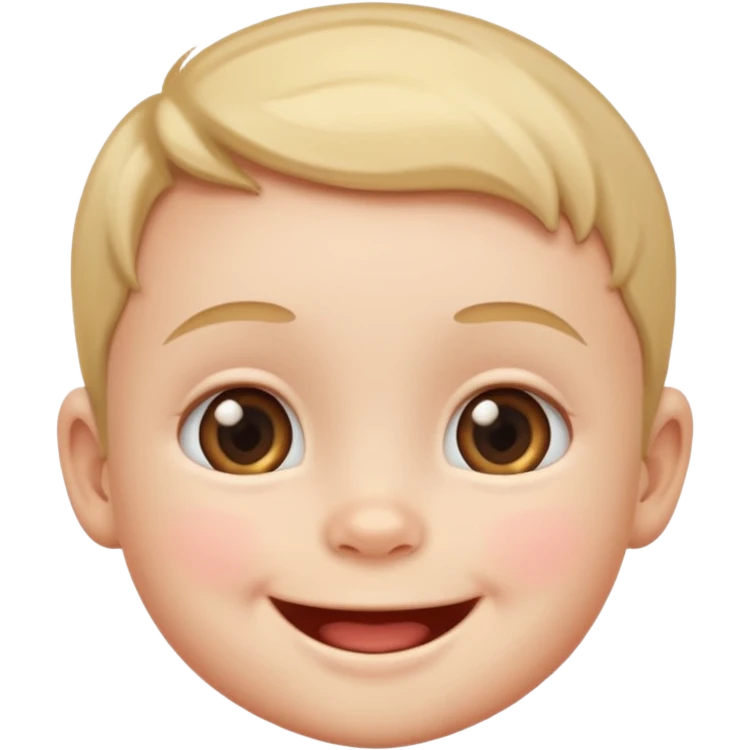 a cute baby emoji