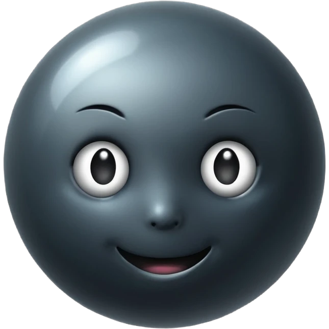 black pearl black colour solid black  emoji