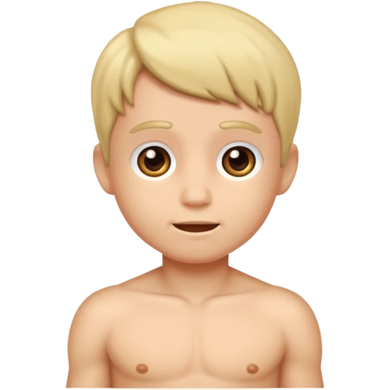 Make a naked boy emoji