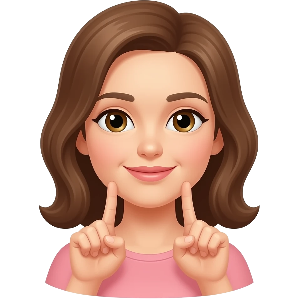 Women Vagina fingers emoji