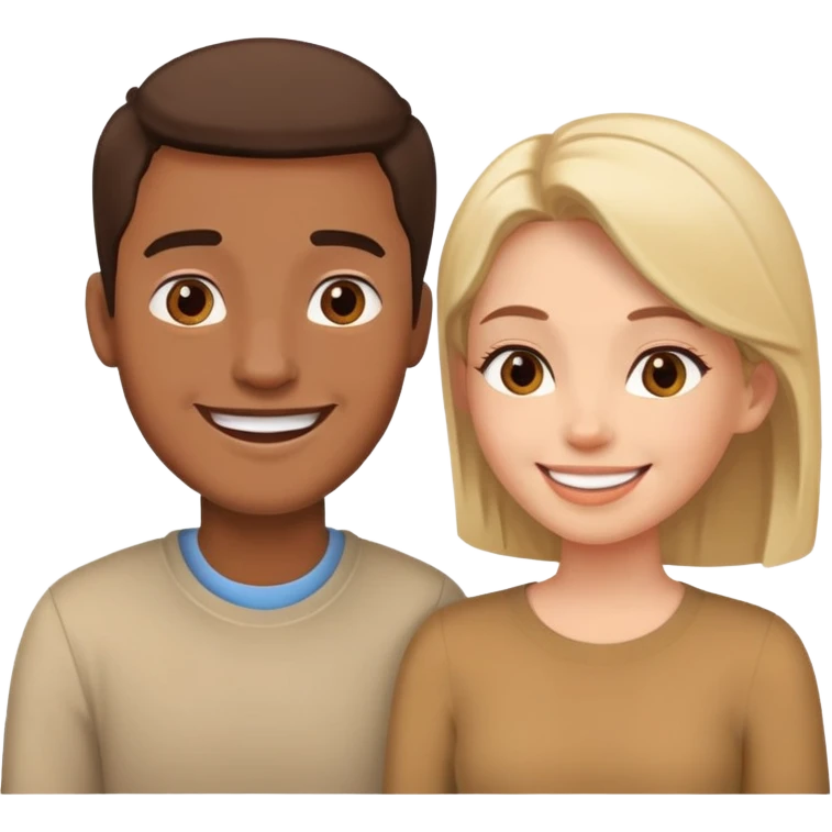 man and woman talking to each other emoji