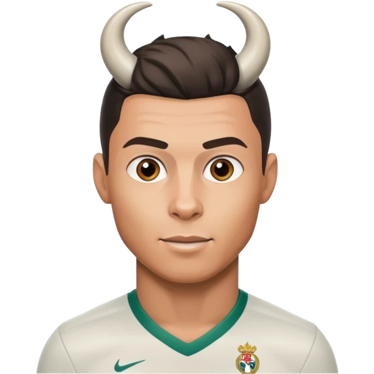 Cristiano Ronaldo qui ressemble à une chèvre  emoji