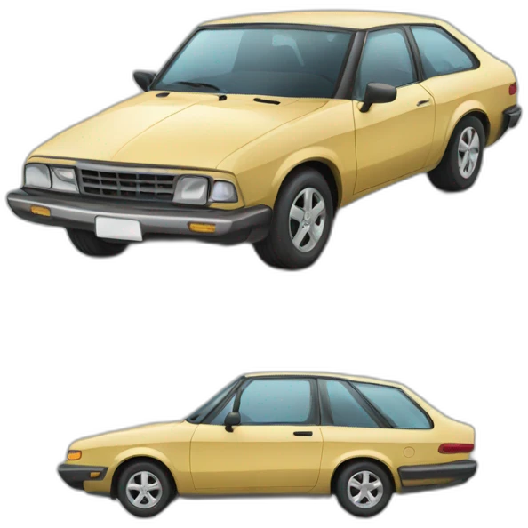 Cartoonish car emoji