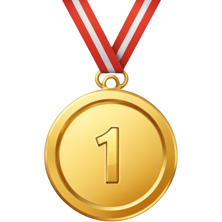 gold 1st place medal emoji