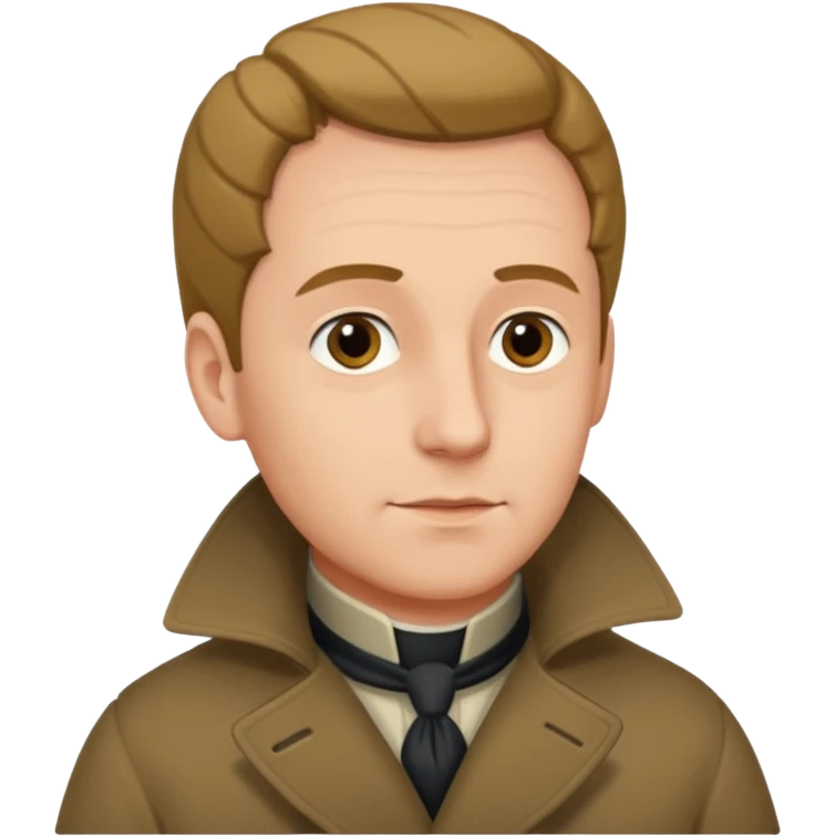 Johann Gottlieb Fichte three-quarter view emoji