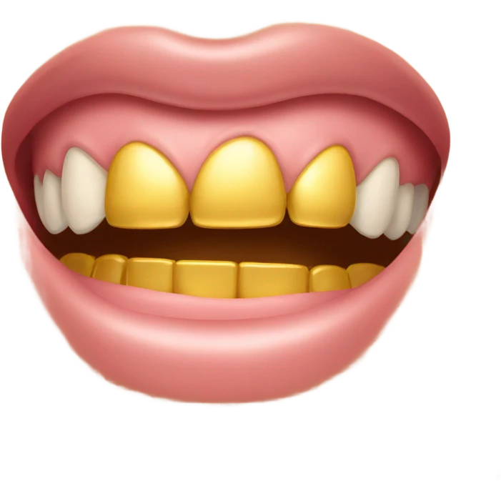 Gold tooth emoji