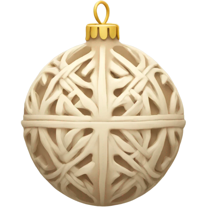 beige ornament emoji