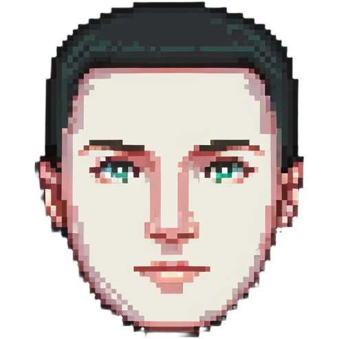 character with oval-shaped head with flat top emoji