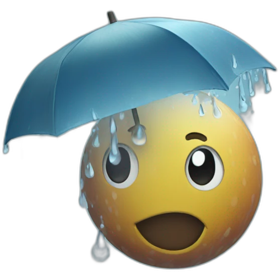 Rain ball emoji