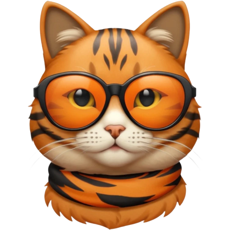 Cat wearing sunglasses emoji