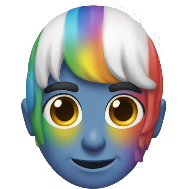 Coração arco iris emoji