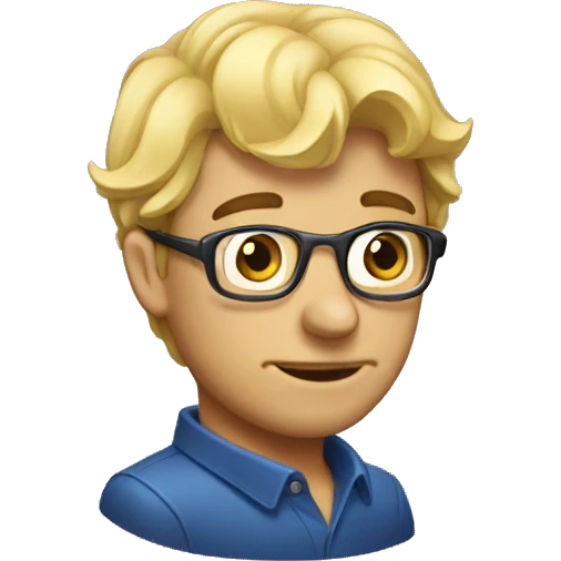 Guy wearing a toupee emoji