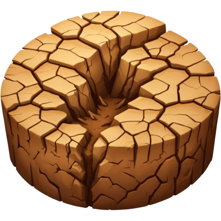 Brown earth emoji