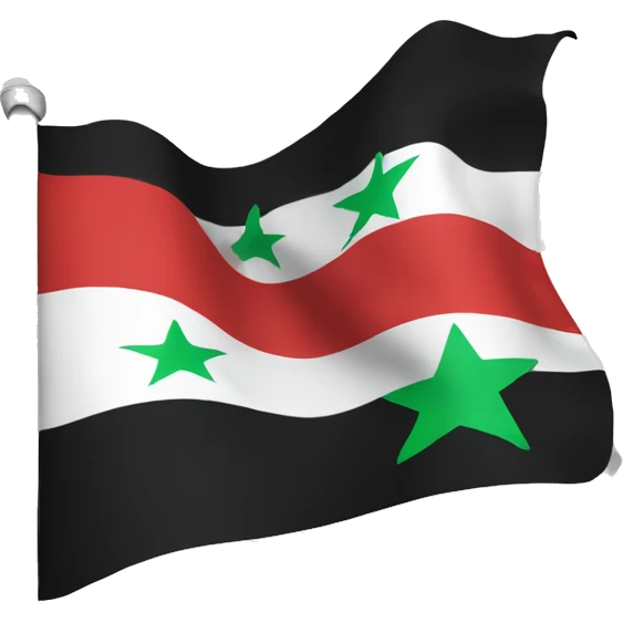 Syrian revolution flag emoji