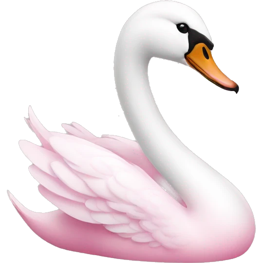 swan pink emoji