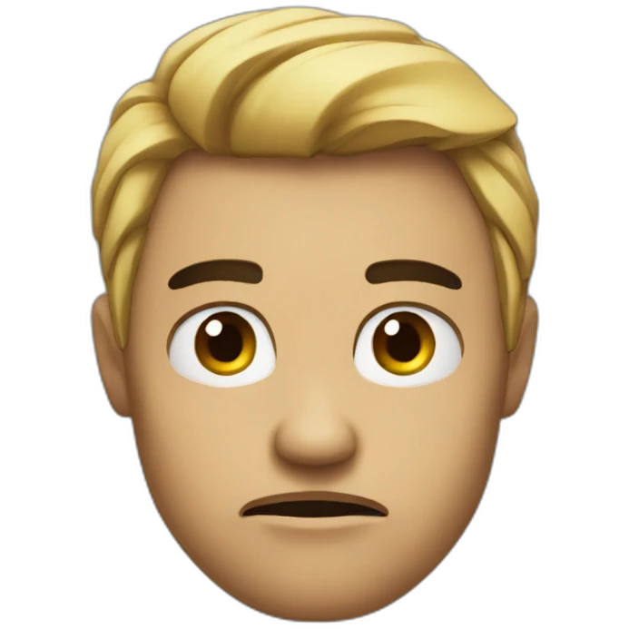 Raised eyebrows + angry emoji
