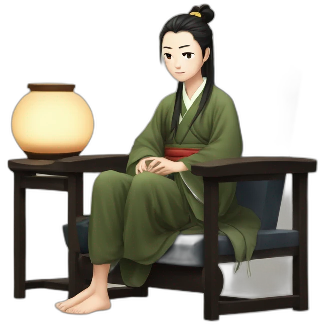 Wei wuxian watching tv - mo dao zu shi emoji