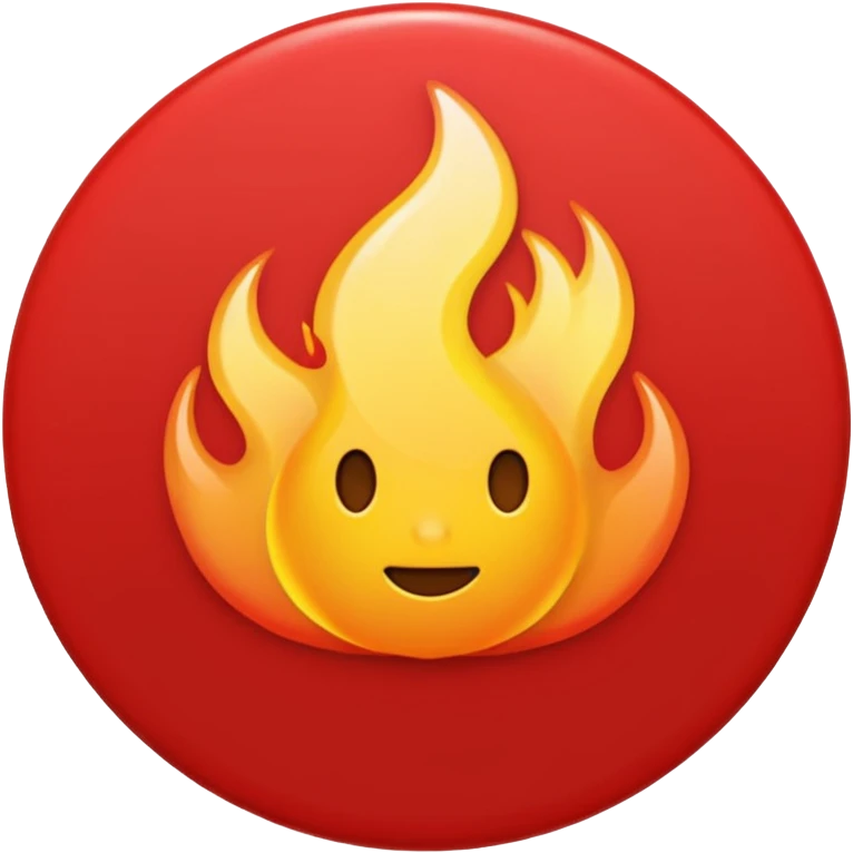 A red sticker that has the text “HOT” on it emoji