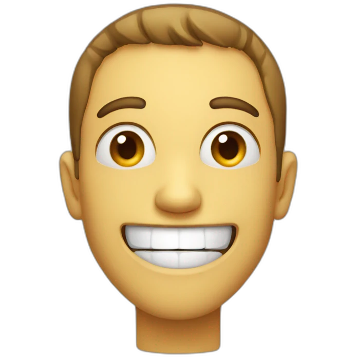 Fake smile  emoji