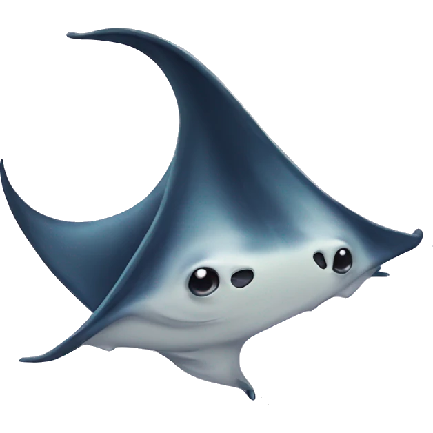 cartoon manta ray emoji emoji
