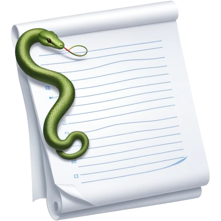 long curling to-do list paper winding like a snake with many small checkboxes fading into distance emoji