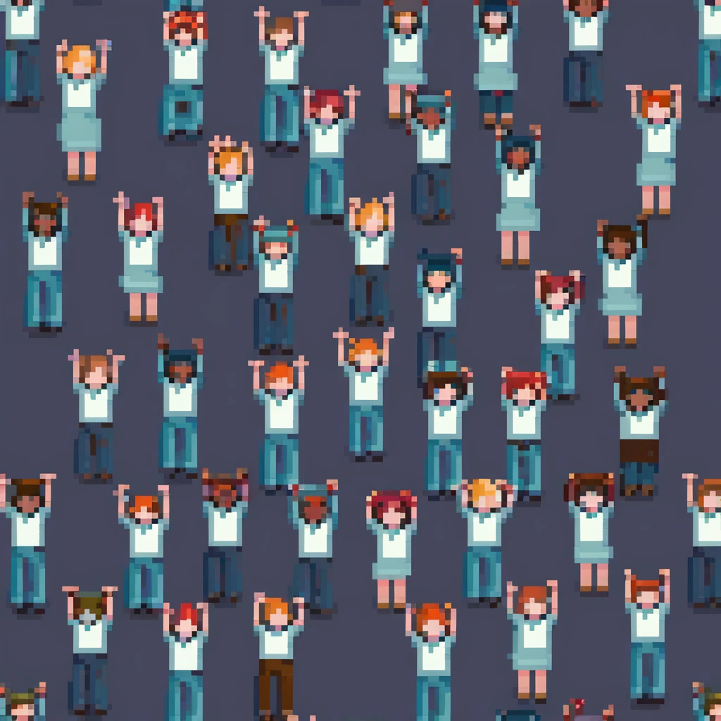 students raising hands emoji