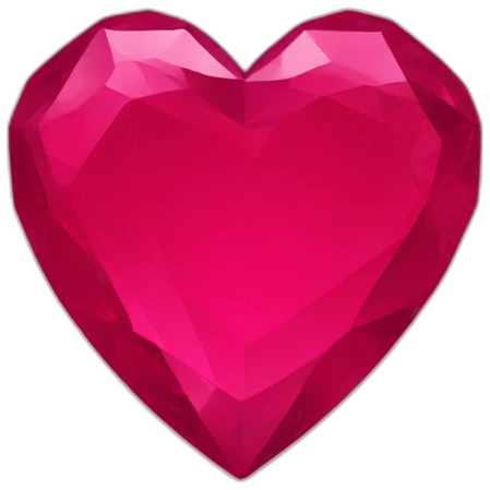 ruby heart emoji