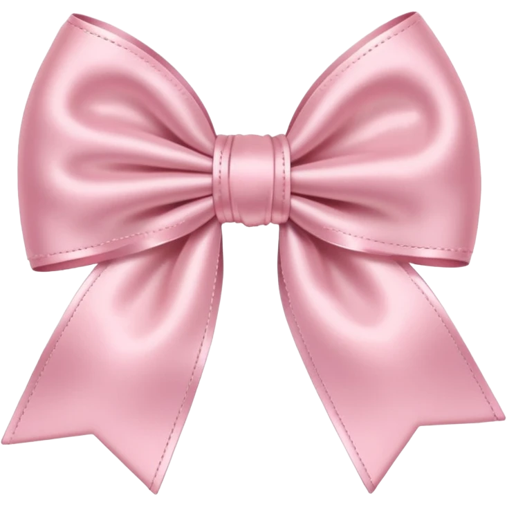 Baby pink bow emoji